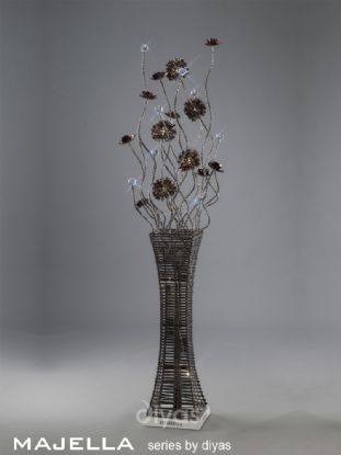 Majella Aluminium Crystal Floor Lamps Diyas Home Modern Crystal Floor Lamps Majella Aluminium Crystal Floor Lamps Diyas Home Modern Crystal Floor Lamps